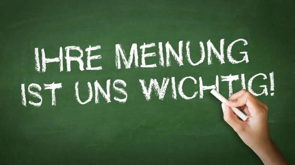 Ihre Meinung ist uns wichtig